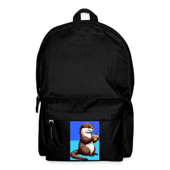 loutre - Sac à dos - noir - Devant