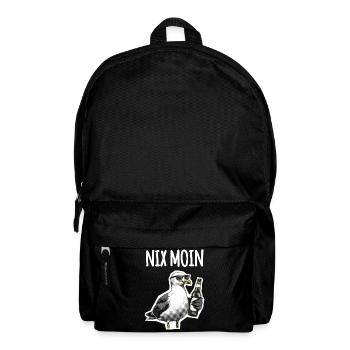 Funny Saying Northern Germany Seagull Beer - Backpack - black - Front