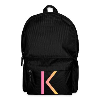 K - Rucksack - Schwarz - Vorne