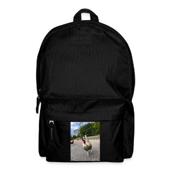 Bist du ein Huhn?? - Rucksack - Schwarz - Vorne