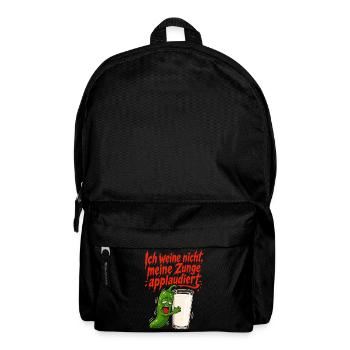 Chili Scharf Zunge Milch - Rucksack - Schwarz - Vorne