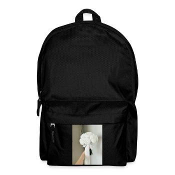T-shirt fleur de pivoine - Sac à dos - noir - Devant