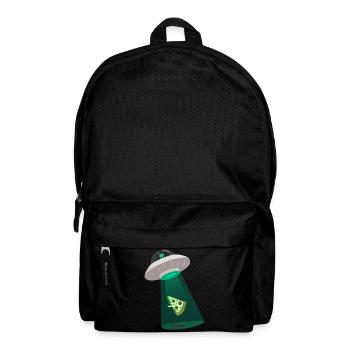 UFO Pizza Alien lustig Cartoon - Rucksack - Schwarz - Vorne