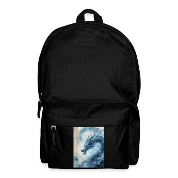 Der Meister der Flut: Blauer Drache – Wirbelwind - Rucksack - Schwarz - Vorne
