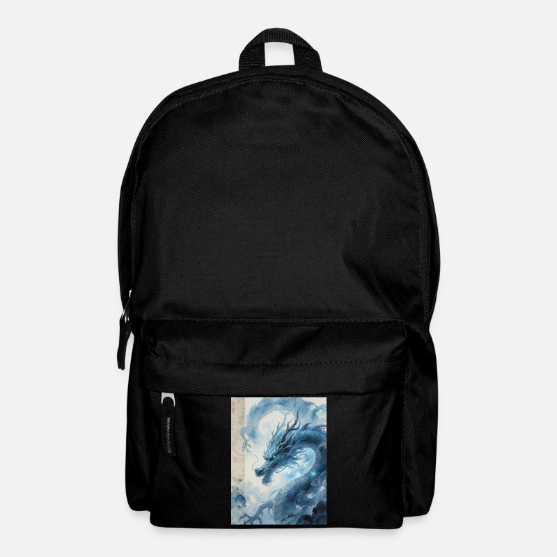 Der Meister der Flut: Blauer Drache – Wirbelwind - Rucksack - Schwarz