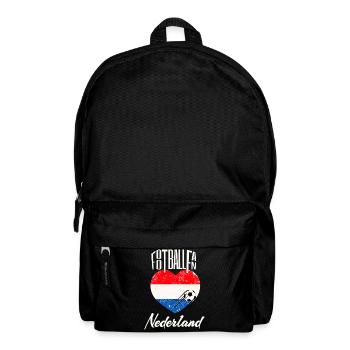 Fussball Fan Niederlande - Rucksack - Schwarz - Vorne