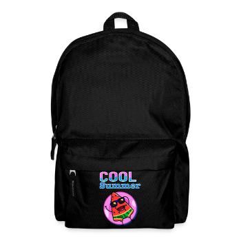 Cool Summer Watermelon – Cute Kawaii Summer Vibes - Rucksack - Schwarz - Vorne