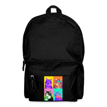 Cats American Bobtail Cat - Backpack - black - Front
