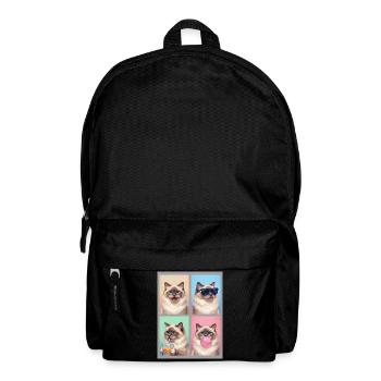 Cats Sacred Birman Cat - Backpack - black - Front