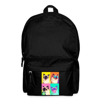 Cats Sacred Birman Cat - Backpack - black - Front