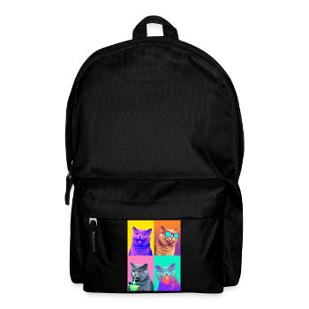 Cats British Shorthair Cat - Backpack - black - Front