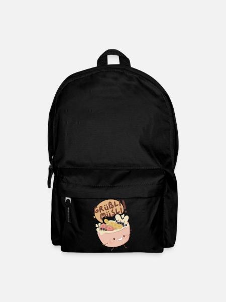 Grüßli Müsli! - Rucksack - Schwarz