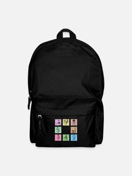 Struwwelpeter Pop Art – Frankfurt, Germany - Backpack - black