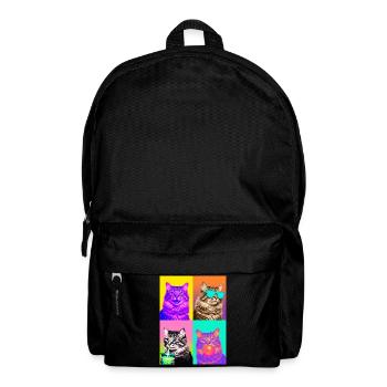 Katzen Graue Tabby Katze - Rucksack - Schwarz - Vorne