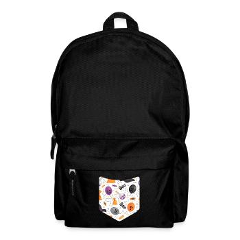Halloween Kostüm Gruselige Brusttasche Halloween - Rucksack - Schwarz - Vorne