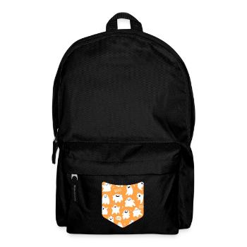 Geister Kostüm Gruselige Brusttasche Halloween - Rucksack - Schwarz - Vorne
