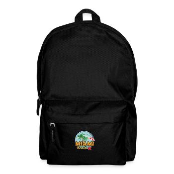 Miami Beach USA der Strand des Glücks Sommer - Rucksack - Schwarz - Vorne