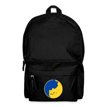 UKRAINE - PAIX - YIN YANG Chats - Symbole - Sac à dos - noir - Devant