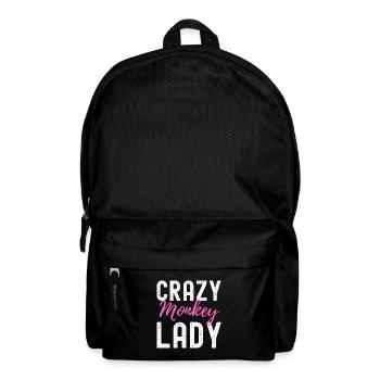 Affe - Rucksack - Schwarz - Vorne