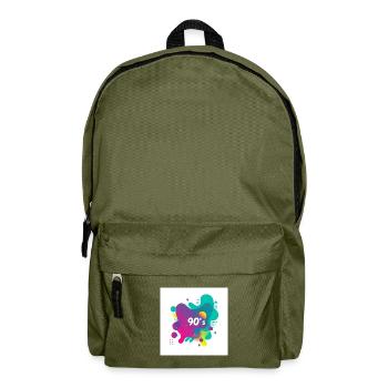 90er-Jahre-Vibes - Rucksack - Olivgrün - Vorne