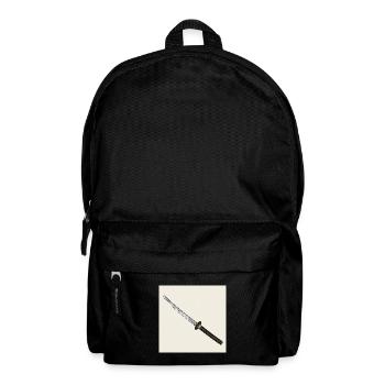 Samurai Sword: A Masterpiece of Blacksmithing - Backpack - black - Front