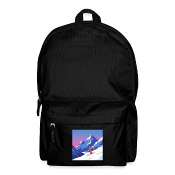 Skiing: fun and adventure in the mountains - Backpack - black - Front