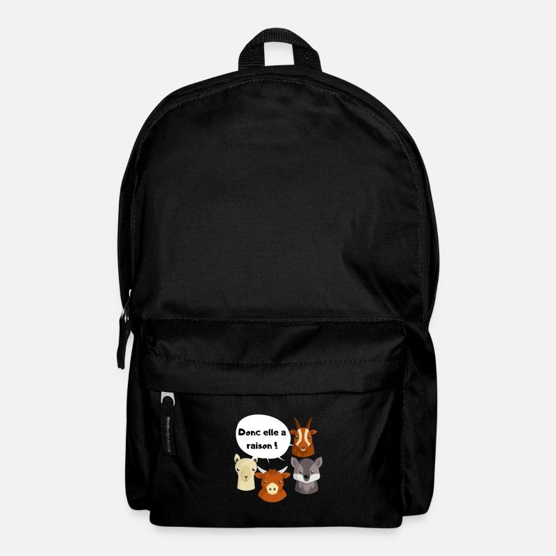 Donc elle a raison - Sac à dos - noir