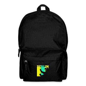 Berliner Bär - Rucksack - Schwarz - Vorne