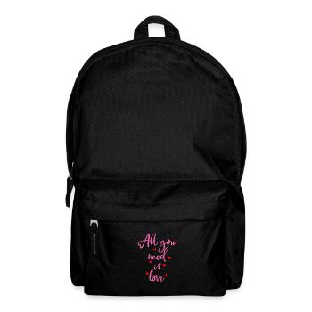 Bonne idée cadeau Saint Valentin - Sac à dos - noir - Devant