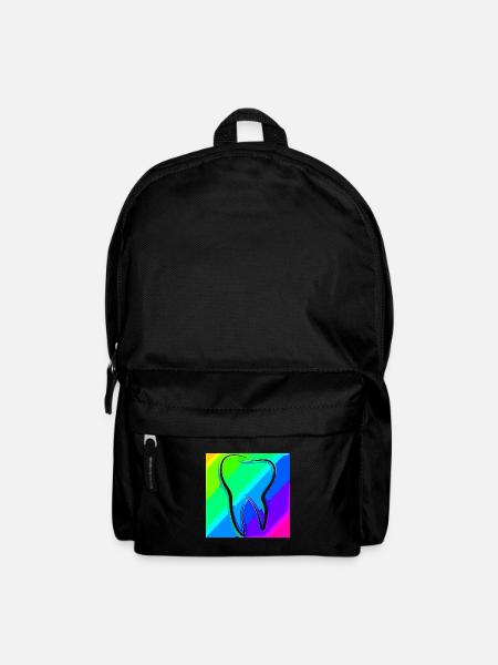 Zahn | Zahnärztin | Zahnarzt | Zahnarzthelferin - Rucksack - Schwarz