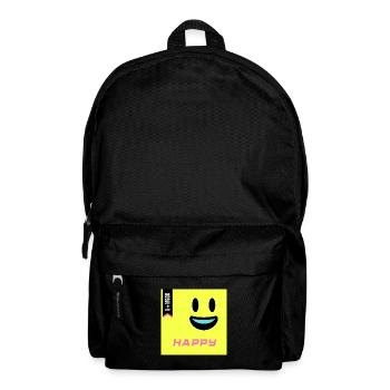 Journée Emoji 2022 - Emoji Happy - Design B - Sac à dos - noir - Devant