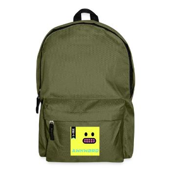 Journée Emoji 2022 - Emoji Awkward - Design A - Sac à dos - vert olive - Devant