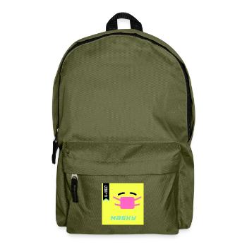 Journée Emoji 2022 - Emoji Masky - Design B - Sac à dos - vert olive - Devant