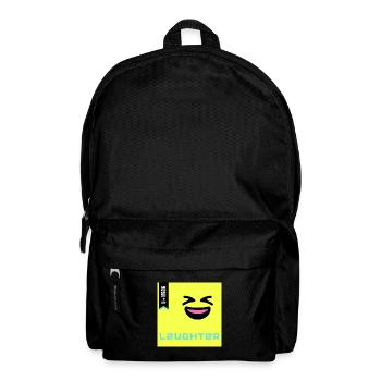 Emoji Day 2022 - Emoji Laughter - Design A - Backpack - black - Front
