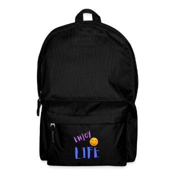Profitez de la vie - Sac à dos - noir - Devant
