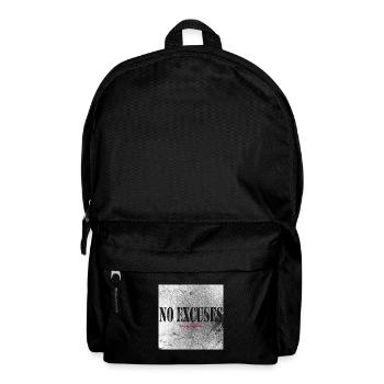 Pas d’excuses, entraînez-vous plus fort! - Sac à dos - noir - Devant