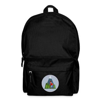 The Mountain Calls: Hiking in the mountains - Backpack - black - Front
