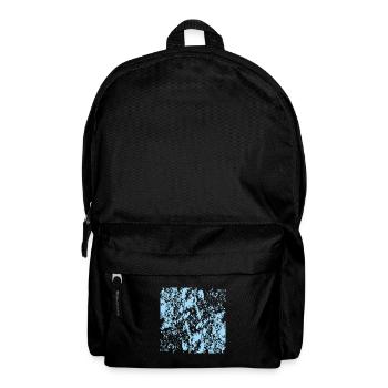 Abstract blue background - Backpack - black - Front