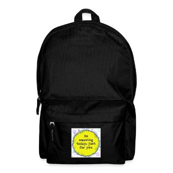 Live for yourself - Backpack - black - Front