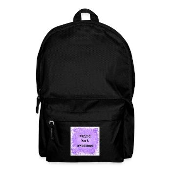 Weird but awesome - Backpack - black - Front