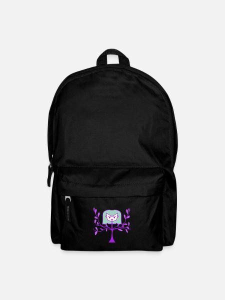Dessin animé mignon - Sac à dos - noir