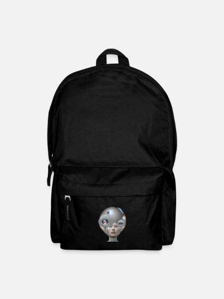 Alienprinzessin, Besucherin aus dem Weltall - Rucksack - Schwarz