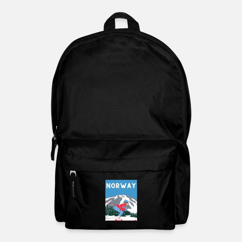 skiing Norway - Backpack - black