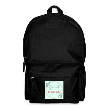 FÊTE DES MÈRES. BONNE FÊTE MAMAN. MAMAN. FÊTE - Sac à dos - noir - Devant