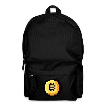 Pixel Bitcoin - Sac à dos - noir - Devant
