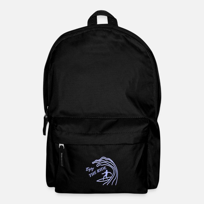 Enjoy the Ride for surfers - Backpack - black
