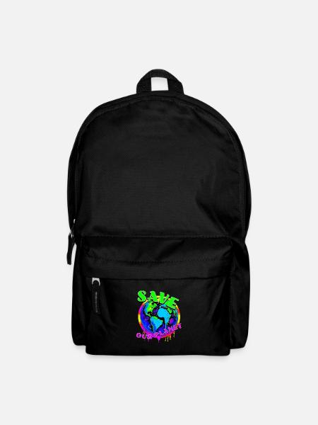 Save the planet - Rucksack - Schwarz