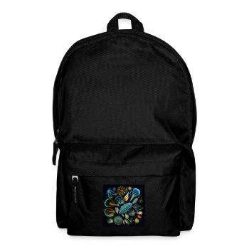 Korallenmärchen in der Dunkelheit - Rucksack - Schwarz - Vorne