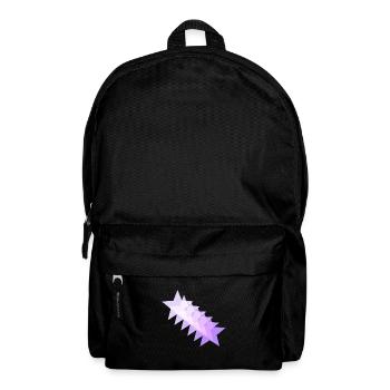 Sterne rosa lila pink Geschenkidee Muster - Rucksack - Schwarz - Vorne