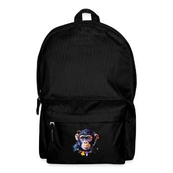 Comparison of humans and chimpanzees - Backpack - black - Front